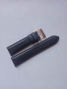 Черная гладкая кожа Elegant.